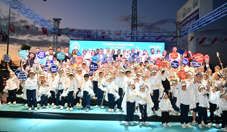 YILDIRIM'DA 600 ÇOCUK İÇİN SÜNNET ŞÖLENİ