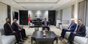 BAKAN FİDAN, ITC BAŞKANI AĞAOĞLU'NU KABUL ETTİ