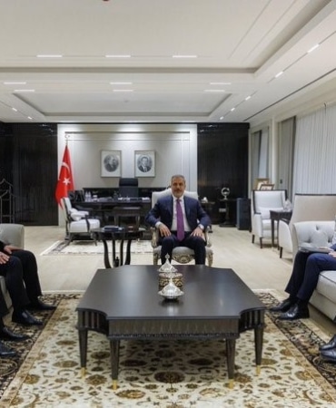 BAKAN FİDAN, ITC BAŞKANI AĞAOĞLU'NU KABUL ETTİ