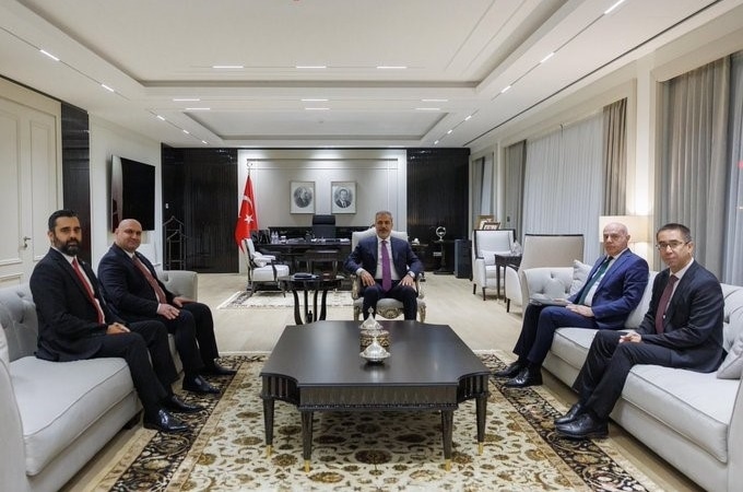 BAKAN FİDAN, ITC BAŞKANI AĞAOĞLU'NU KABUL ETTİ