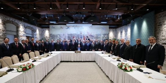 CUMHURBAŞKANI ERDOĞAN, ASKON YÖNETİM KURULUNU KABUL ETTİ