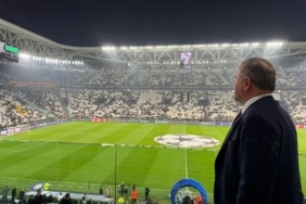 BAKAN OSMAN AŞKIN BAK, JUVENTUS - GALATASARAY MAÇINI TAKİP ETTİ