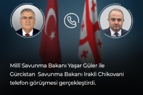 BAKAN GÜLER, GÜRCİSTANLI MEVKİDAŞI İLE TELEFONDA GÖRÜŞTÜ