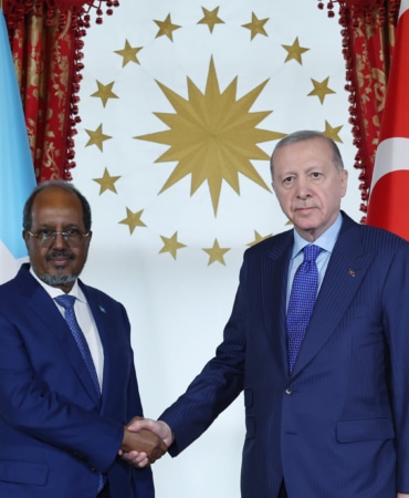 Cumhurbaşkanı Erdoğan, Somali Cumhurbaşkanı Şeyh Mahmud ile görüştü