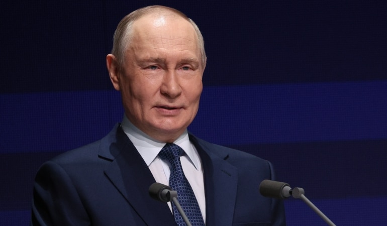 Russian President Putin attends Sluzhenie All-Russian Municipal Service Awards ceremony