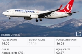 İRAN'DA MAHSUR KALAN THY UÇAĞI YURDA DÖNDÜ