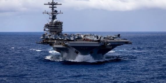 ABD ORTA DOĞU'YA 3'ÜNCÜ UÇAK GEMİSİNİ KONUŞLANDIRDI USS GEORGE H.W. BUSH UÇAK GEMİSİ CENTCOM'UN SORUMLULUK ALANINDA