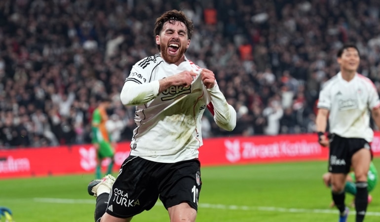 BEŞİKTAŞ'TA KAPTAN ORKUN KÖKÇÜ, 9 GOLE ULAŞTI