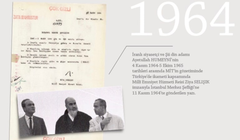 İRAN LİDERİ HUMEYNİ'NİN TÜRKİYE'DEKİ İLK GÜNLERİ MİT RAPORLARINDA