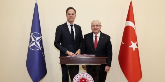 Bakan Güler, NATO Genel Sekreteri Rutte ile bir araya geldi