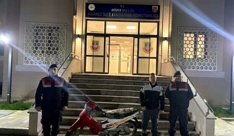 Çalınan motosiklet 13 yıl sonra bulundu
