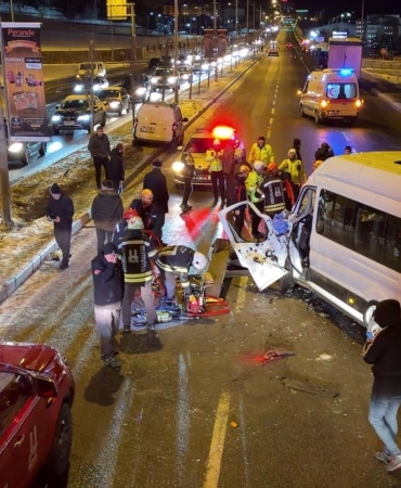 Erzurum’da buzlanma nedeniyle meydana gelen kazalarda 5 kişi