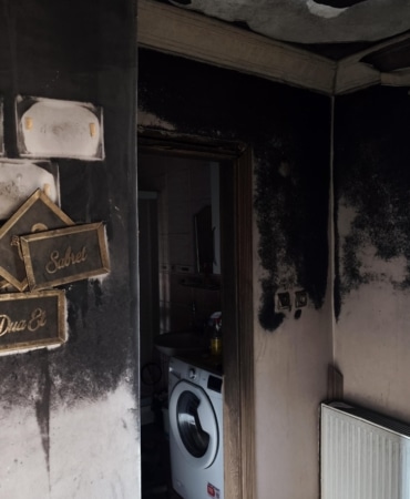 Evi ateşe verdi, babasına telefon açıp söndürmesini istedi