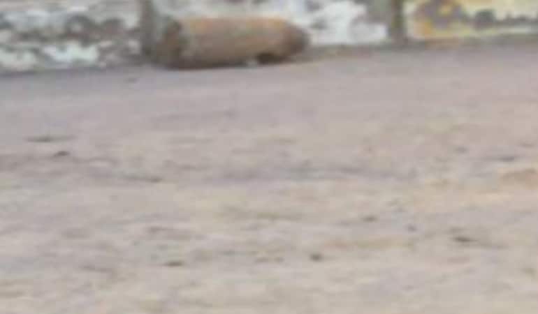 Eyüpsultan'da kazı çalışması sırasında havan topu mermis