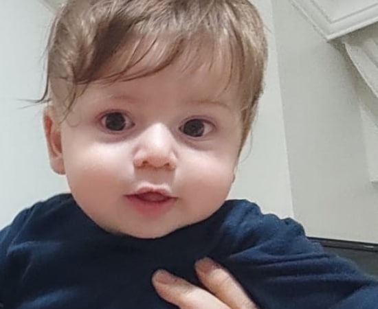 Kazada annesinin kucağından yola savrulan 10 aylık Yamaç beb