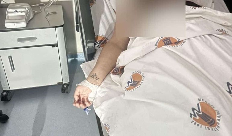 Konuşma bahanesiyle çağırdığı eski sevgilisini boğmaya .