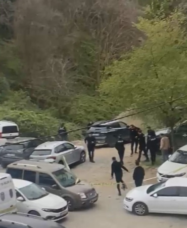 Sarıyer'de suç örgütü üyesi tarafından silahlı saldırı
