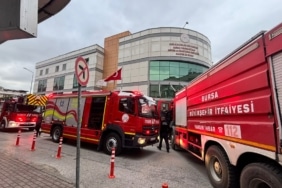 BURSA'DA HASTANEDE YANGIN PANİĞİ
