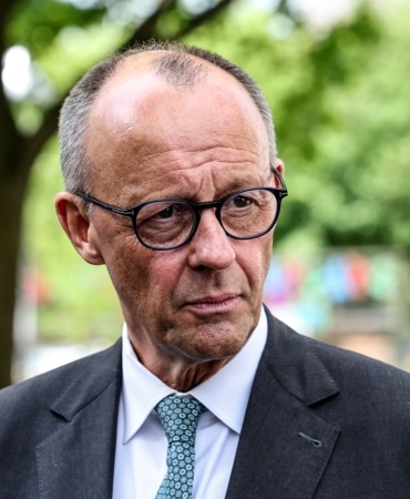 German Chancellor Friedrich Merz holds a presser ahead of CDU Executive Committee meeting