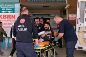 SPİRAL TAŞI FIRLADI, BİR GENÇ YARALANDI