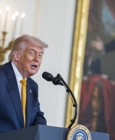US President Trump and First Lady Melania host Military Mothers' Day event at the White House