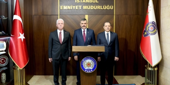 Bakan Çiftçi, İstanbul Emniyet Müdürlüğünü ziyaret etti