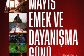 Cumhurbaşkanı Erdoğan: İşçi kardeşlerimizin 1 Mayıs Emek