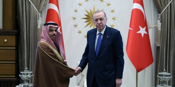 Cumhurbaşkanı Erdoğan, Suudi Arabistan Dışişleri Bakanı F