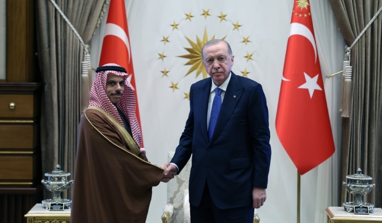 Cumhurbaşkanı Erdoğan, Suudi Arabistan Dışişleri Bakanı F