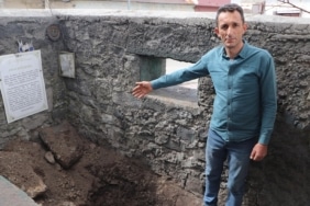 Erzurum'da 'Öksürük Baba Türbesi’nde define kazısı