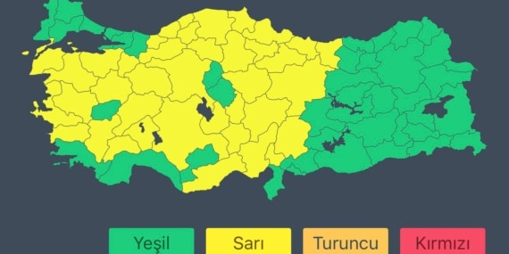 İçişleri Bakanlığı'ndan 'sağanak' uyarısı