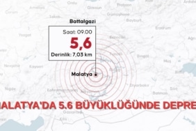 MALATYA'DA 5.6 BÜYÜKLÜĞÜNDE DEPREM