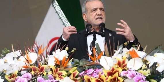 IRAN-TEHRAN-PRESIDENT-SPEECH-NON-NUCLEAR WEAPON