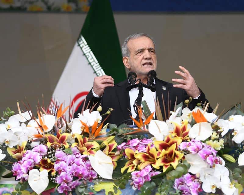 IRAN-TEHRAN-PRESIDENT-SPEECH-NON-NUCLEAR WEAPON