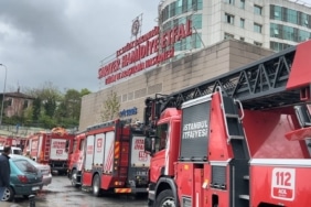 Sarıyer’de hastanenin acil servisinde çıkan yangın paniğe